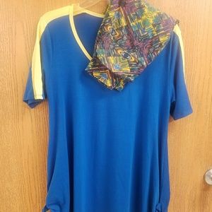 Small perfect T with OS leggings